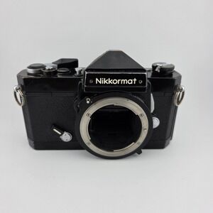Nikkormat Film Camera Vintage Nikon Japan Black Collectible Photography SLR‎